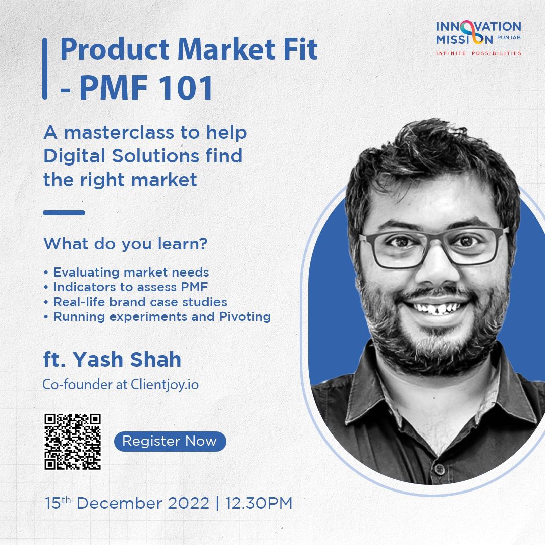 Product Market Fitment - PMF 101